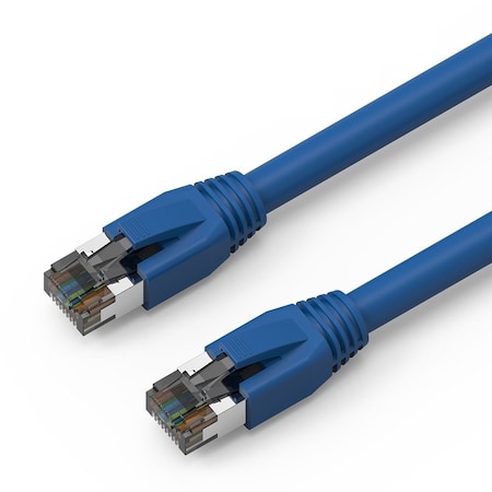 Axiom 3Ft Cat8 Shielded Cable (Blue)